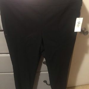 Black petite dress ankle pants brand new tags